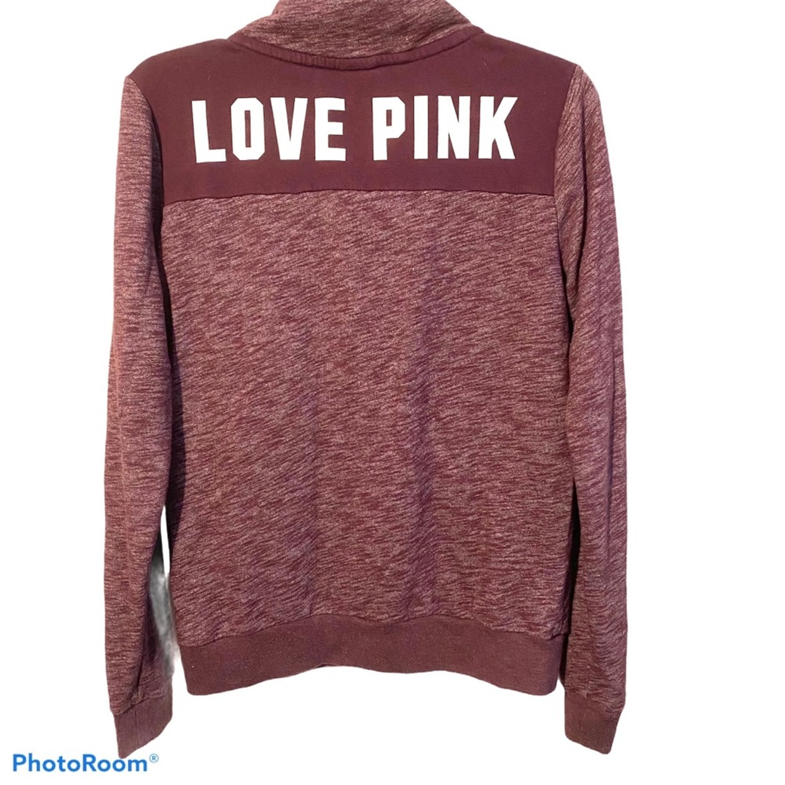 Victoria's Secret hoodie Womens Size Small Love Pink quarter Zip Hoodie S