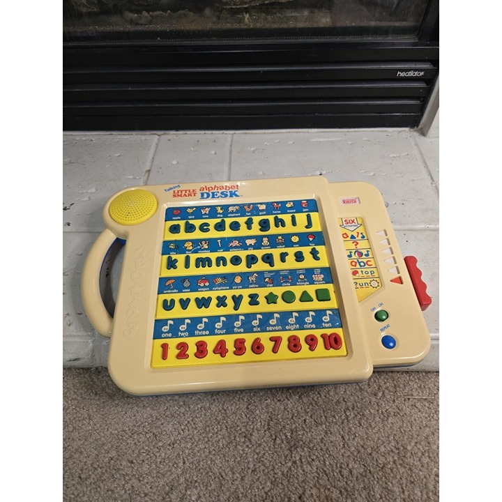 VTECH Little Smart Alphabet Picture Desk Learning Toy - Tested & Works! *READ*