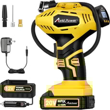 Cordless Tire Inflator Portable Air Compressor