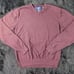 Men’s The Savile Row Company London V Neck Pullover Cotton Sweater - Maroon