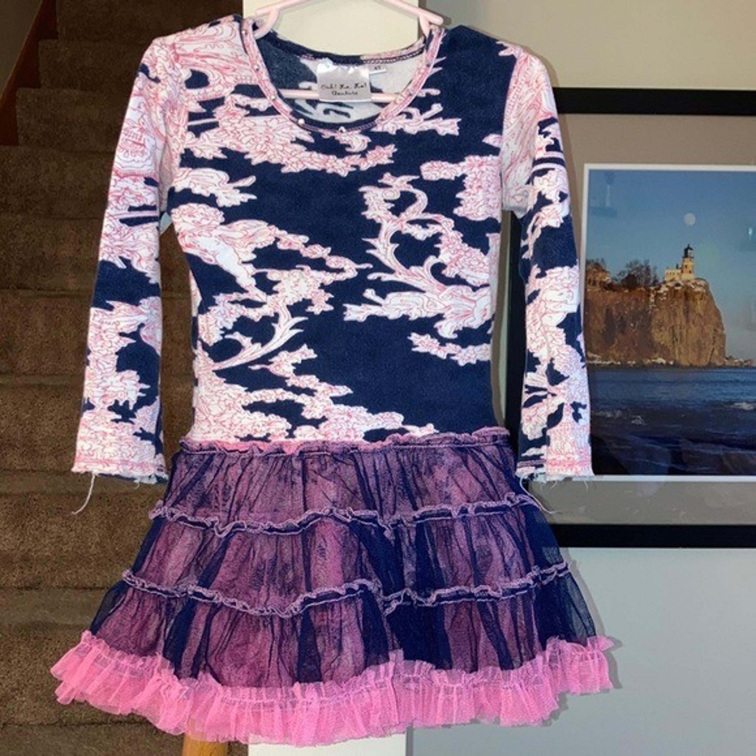 Ooh La La Couture toddler girls long sleeve tutu skirt dress size 4T
