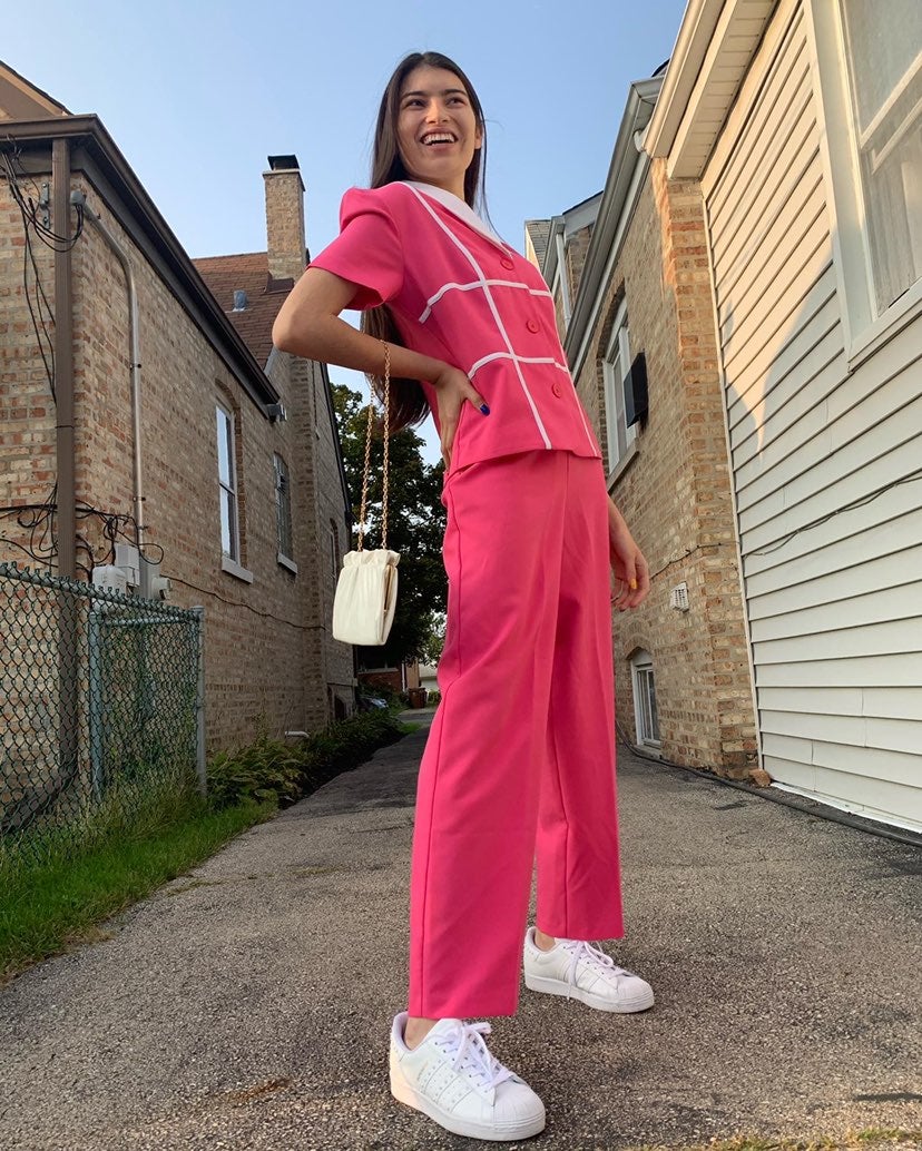 Courtney Pink Suit
