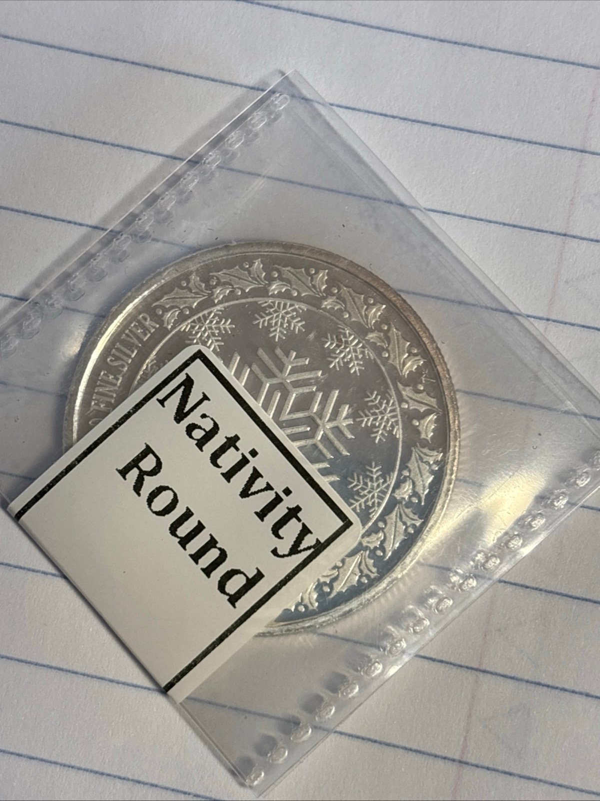 The Nativity 1 oz .999 Silver Round Baby Jesus Mary Christmas Bethlehem