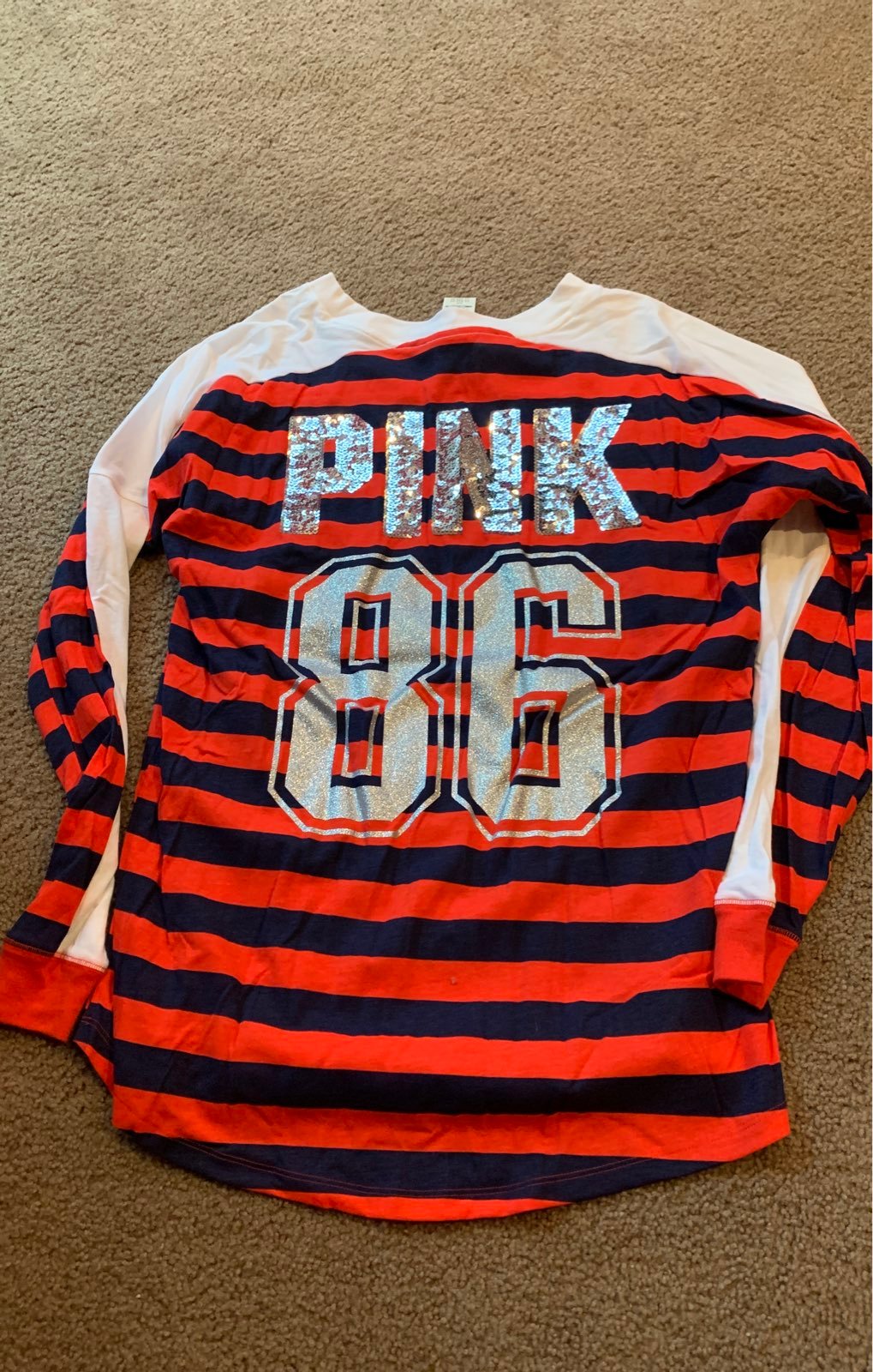 PINK bling long sleeve small