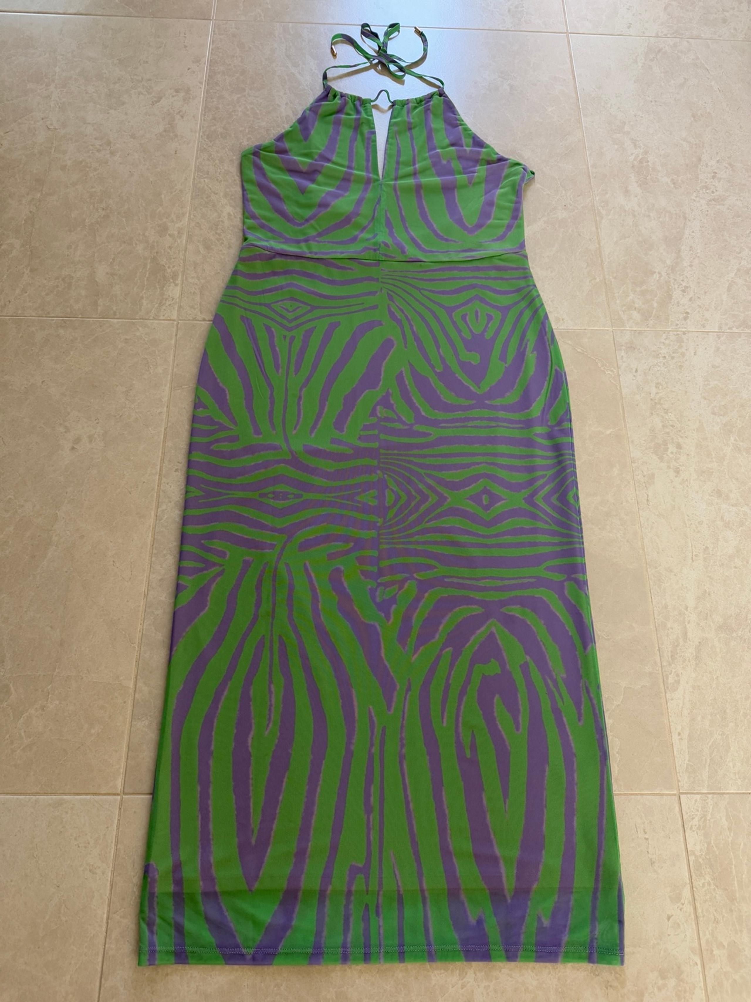 AFRM Women Midi Animal Print Mesh Dress