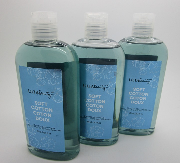 SOFT COTTON Ulta Beauty Scented Body Wash 10.5 oz - Lot of 3