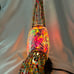 Stained Glass Rooster Lamp 14”x10”x5” Farmhouse Vintage Country NEW (TL4359)