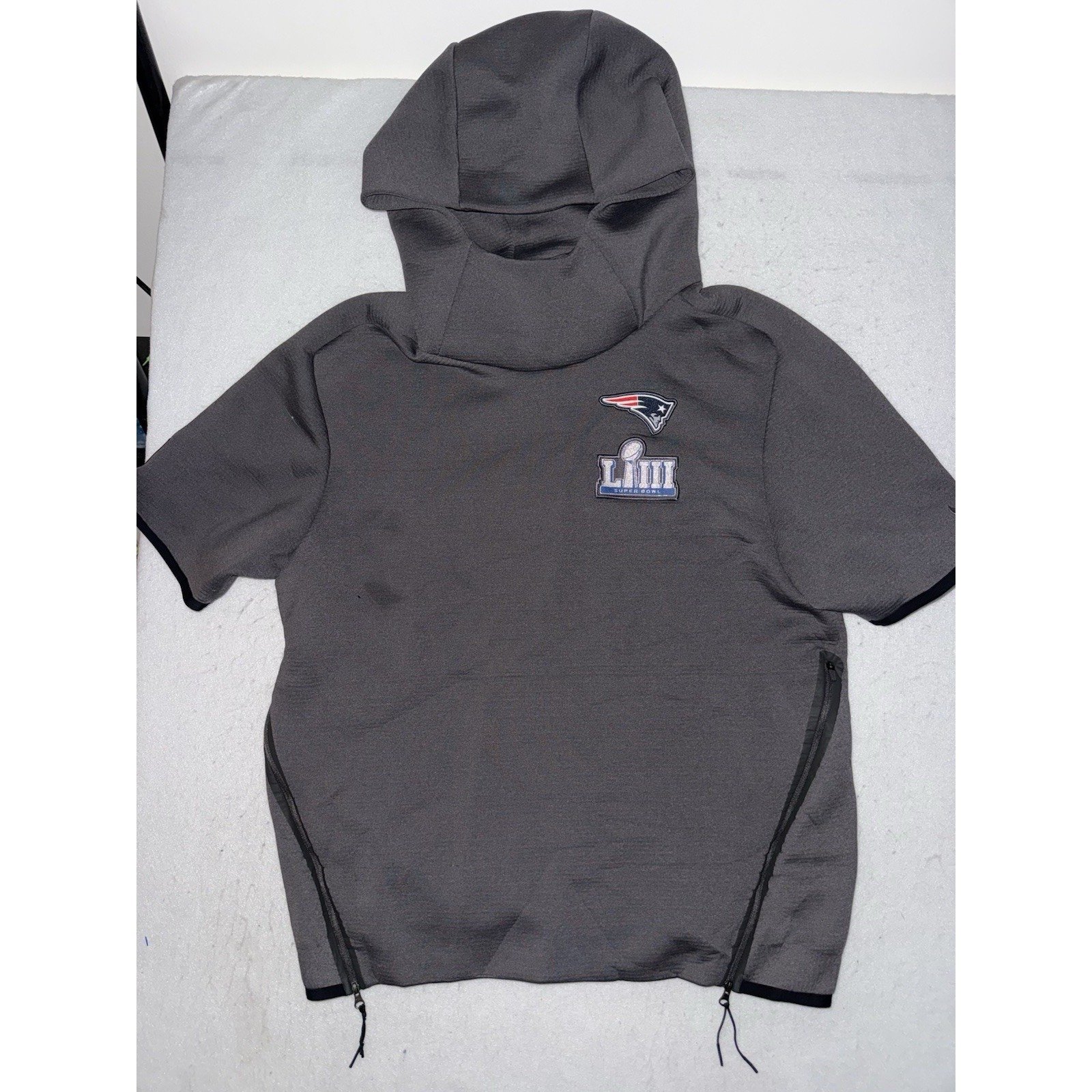 Game Worn Nike On-Field New England Patriots Super Bowl Hoodie