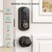 NEW WiFi Smart Door Lock Set: Hornbill Keyless Entry Door Lock Deadbolt 100