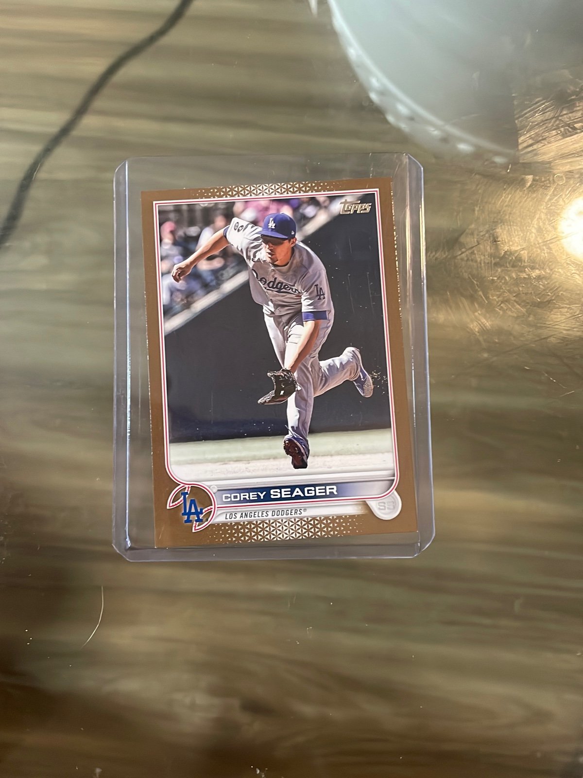 Corey Seagar tops LA dodgers baseball card