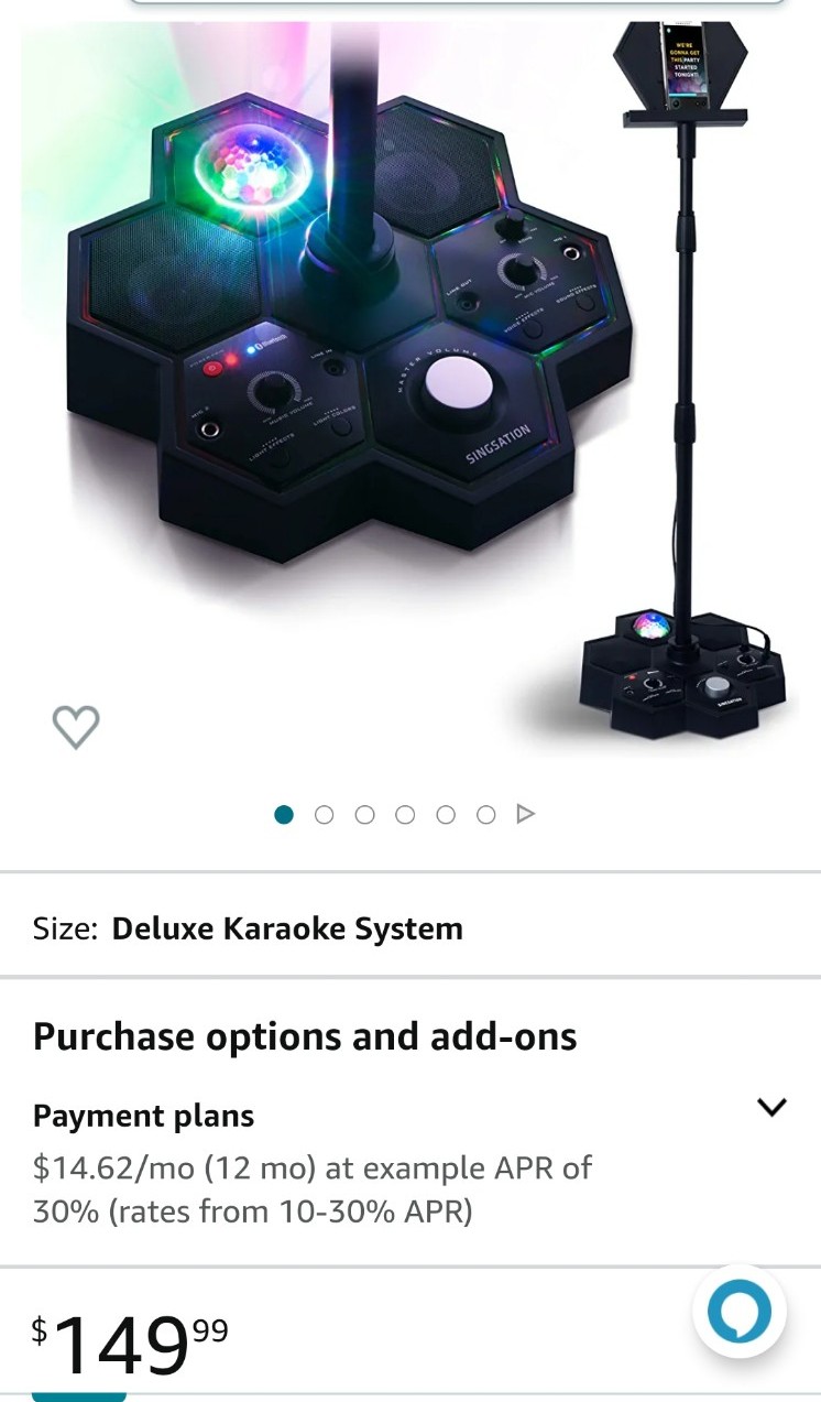 Singsation performer karaoke station