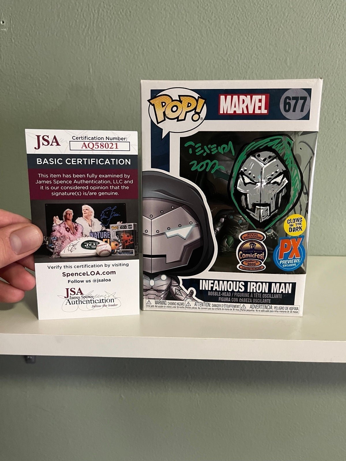 Mark Texeira Signed Funko