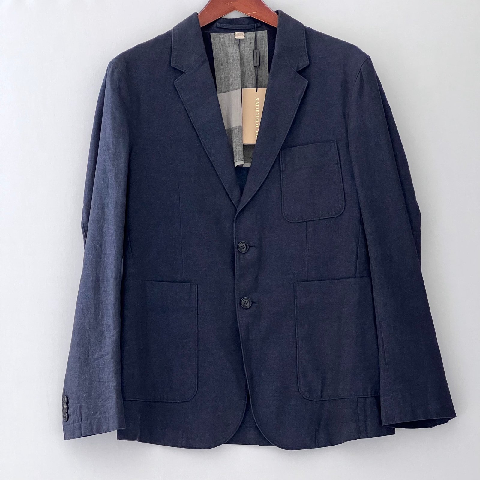 Burberry Casual Blazer in Dark Navy