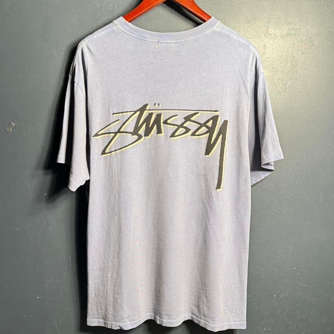 Stussy x Our Legacy light blue dyed medium Tshirt