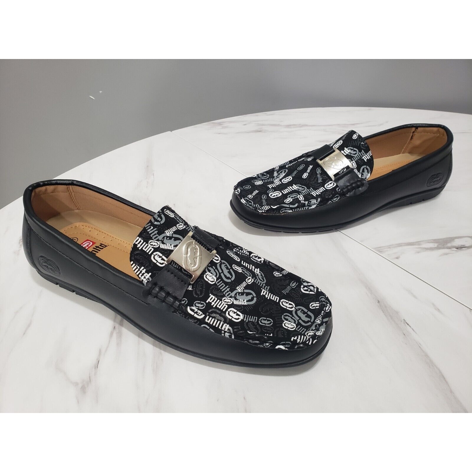 NEW Size 9.5 Ecko Unltd Slip-On Aldway Casual House Loafers Dress Shoes hip hop