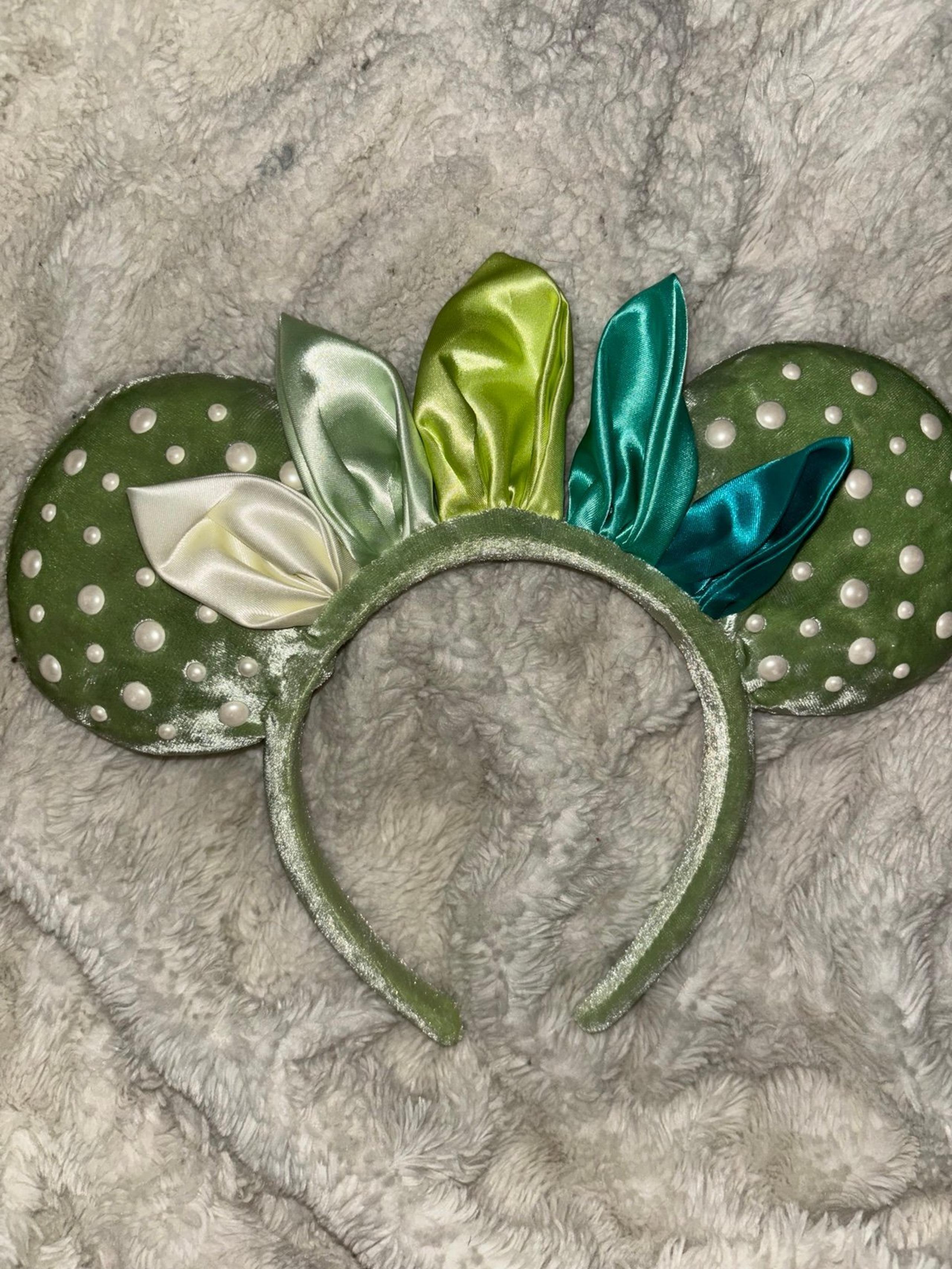 Princess Tiana Disney Ears by Color Me Courtney for Disney