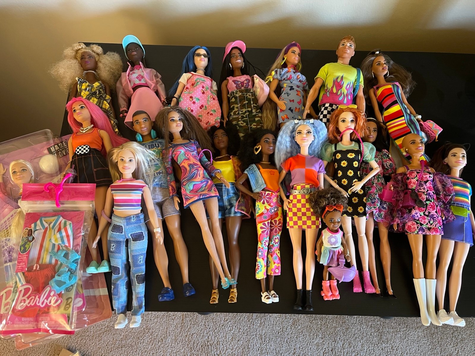 Lot of Modern Barbie