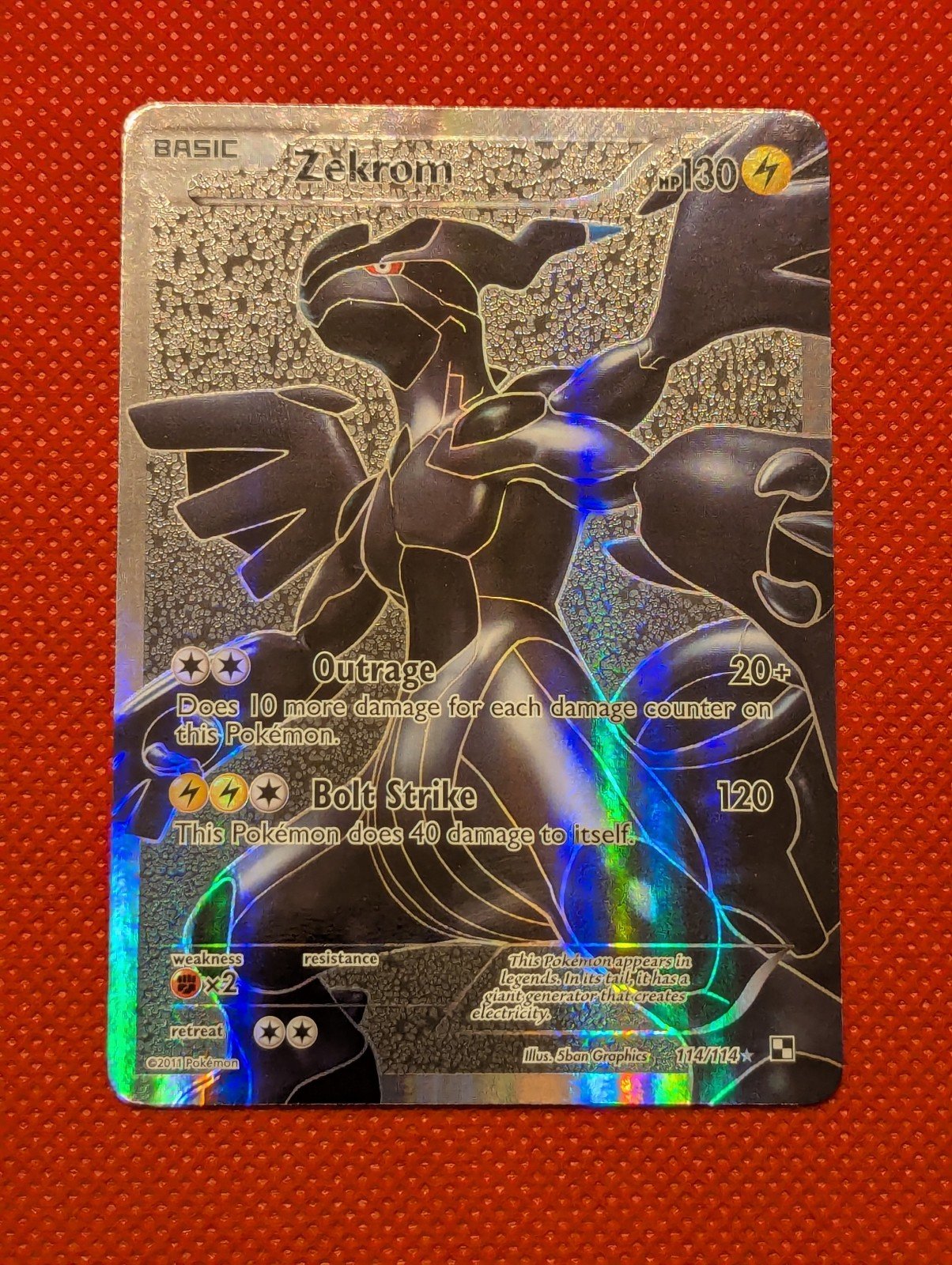 Zekrom Black & White Card (114/114)