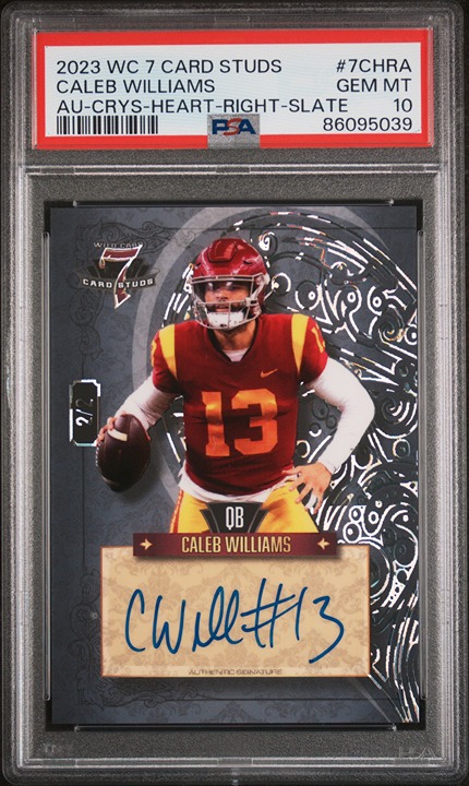 2023 Wild Card Caleb Williams PSA GEM MINT 10 AUTOGRAPH RC