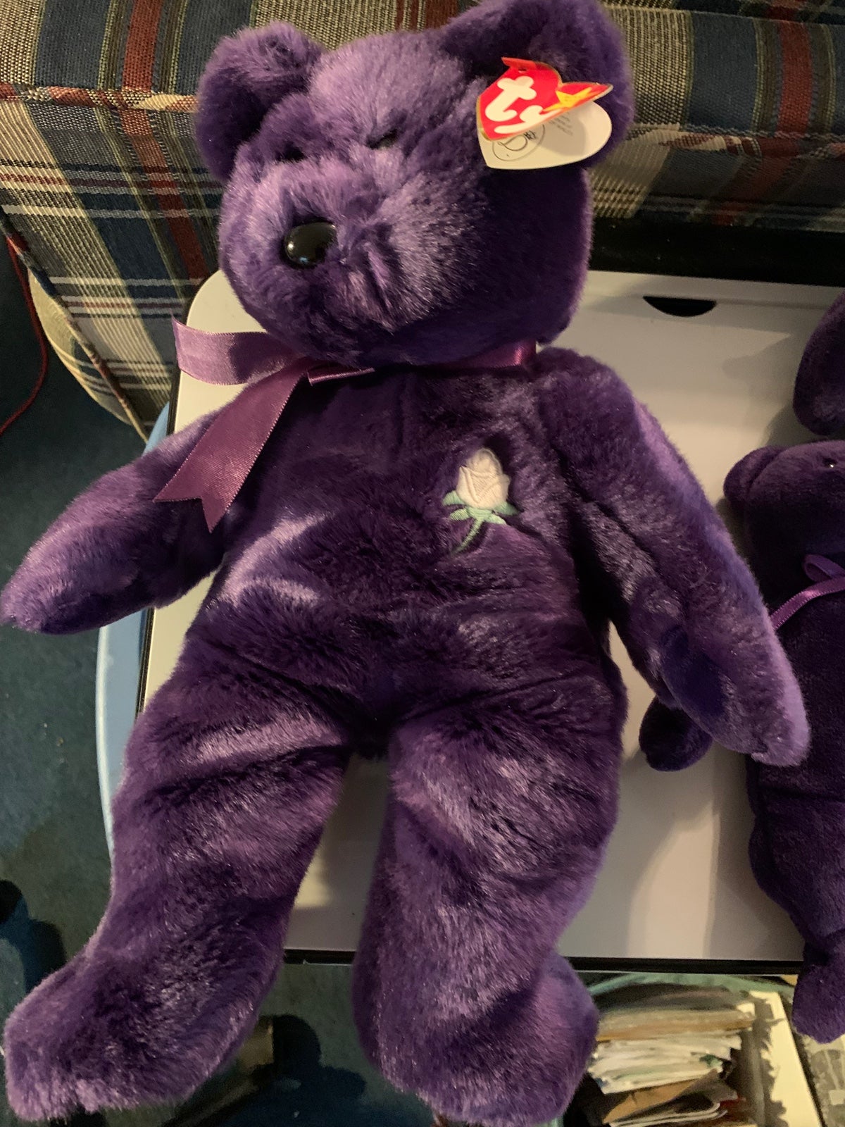 1 big princess Diana beanie baby 3 regular princess Diana beanie babies 1998