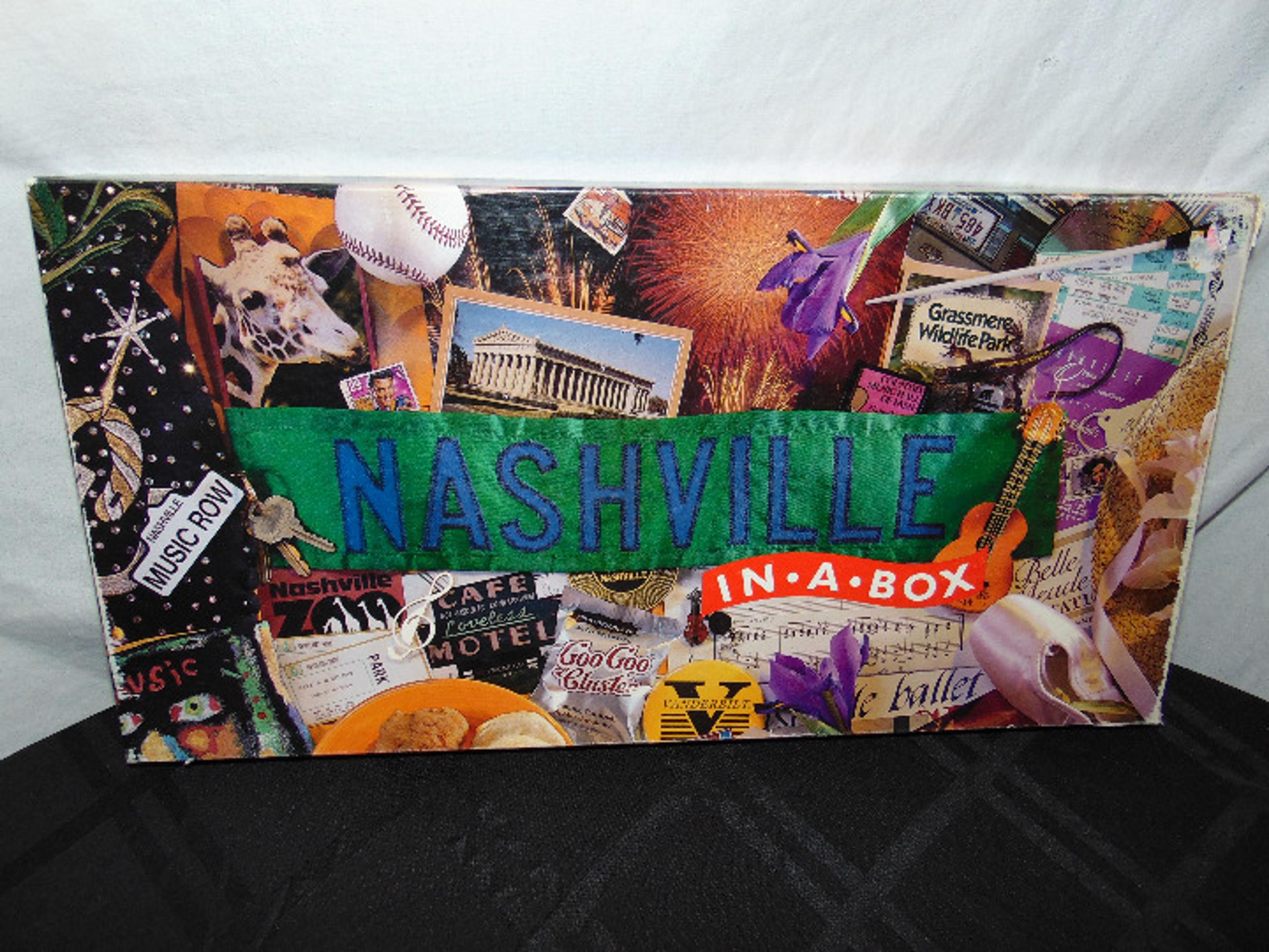 Vintage Nashville In A Box Board Game by Late For The Sky Complete New York NY