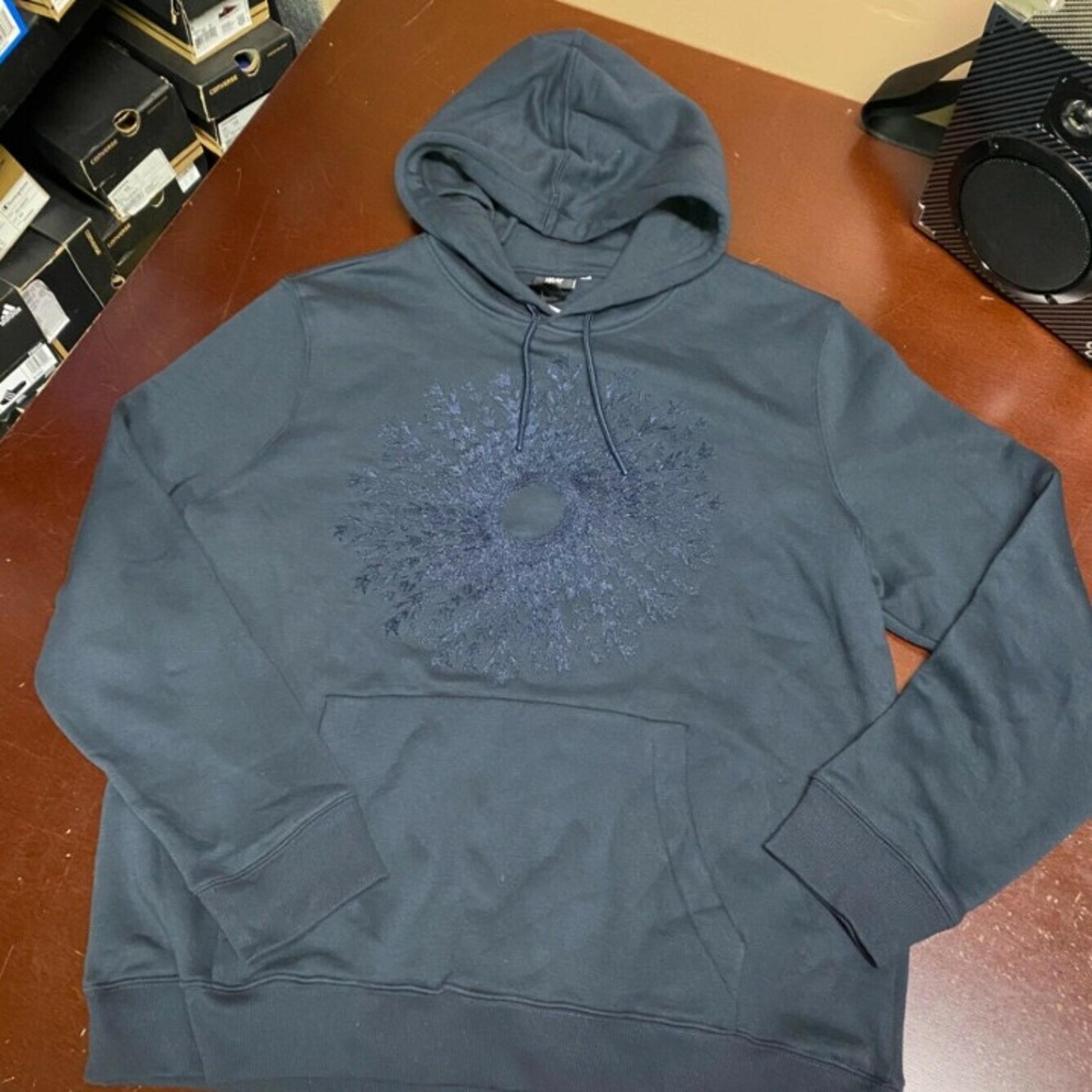H&M Mens Gray Pockets Pullover Hoodies L