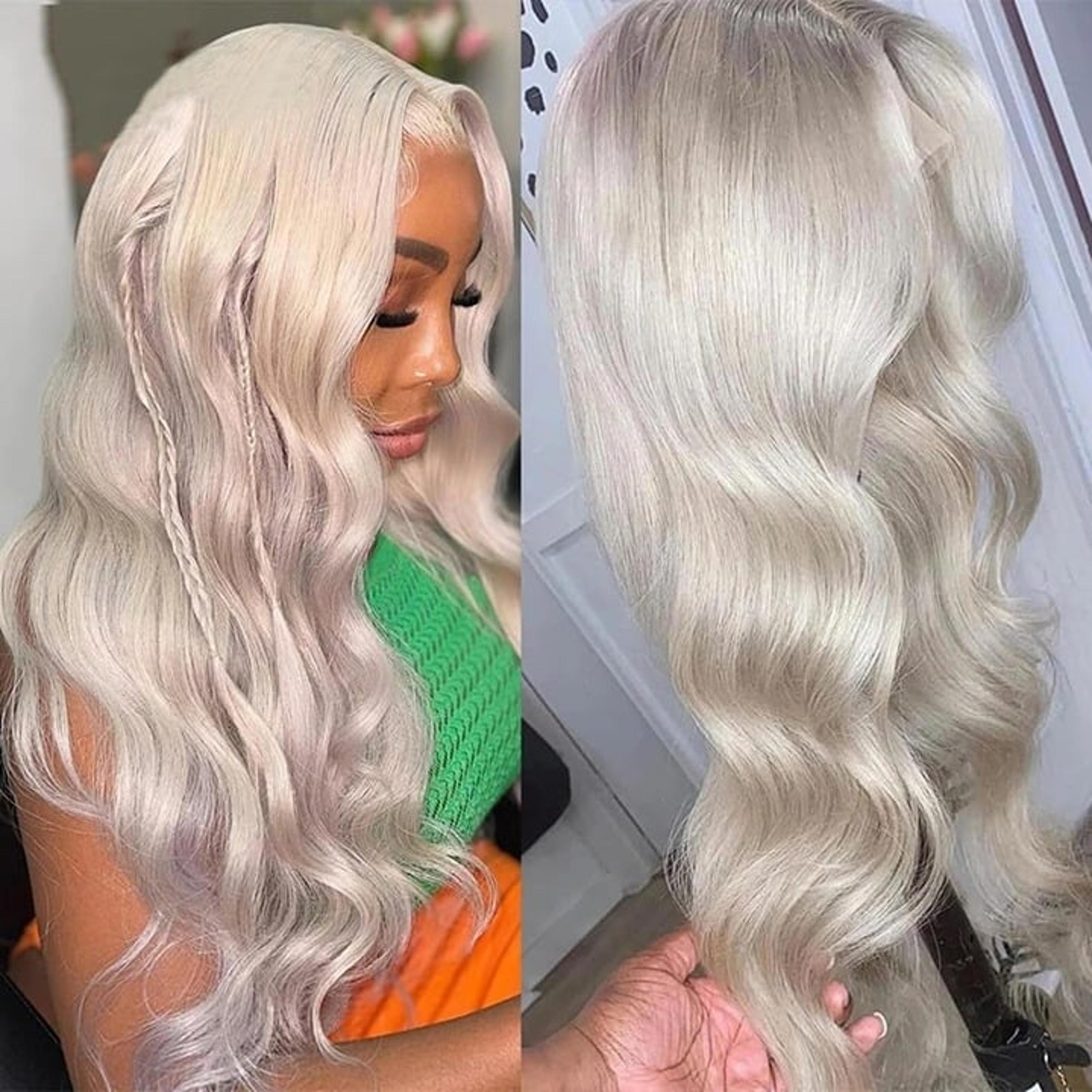 lace front human hair wig - Virgin Only