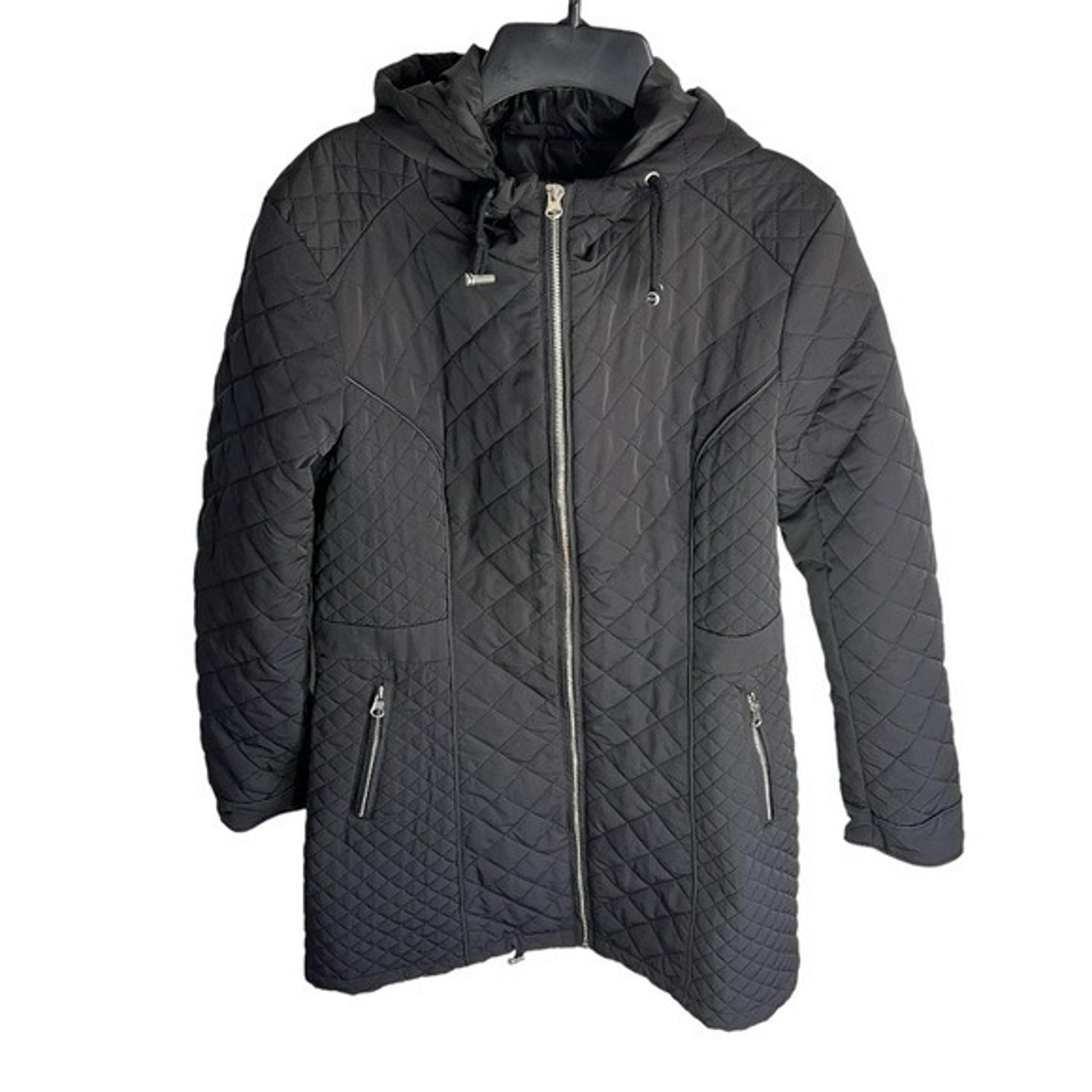 New York And Company Women’s Lightweight Zipper Puffer Jacket