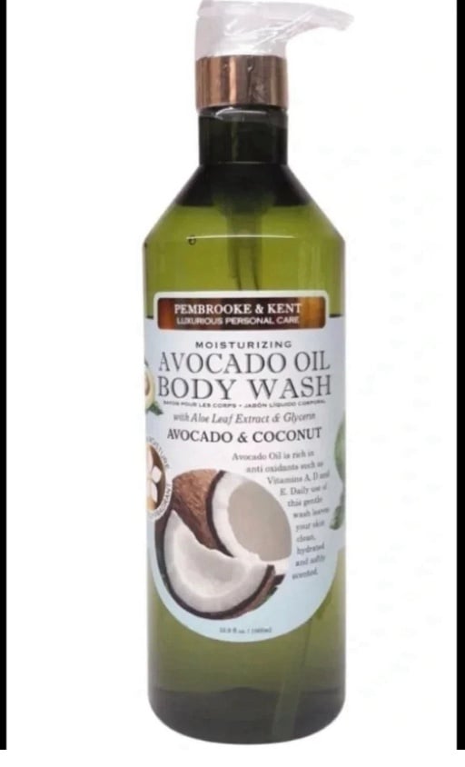 Pembrooke & Kent Avocado Oil & Coconut Body Wash 33.8 fl oz New