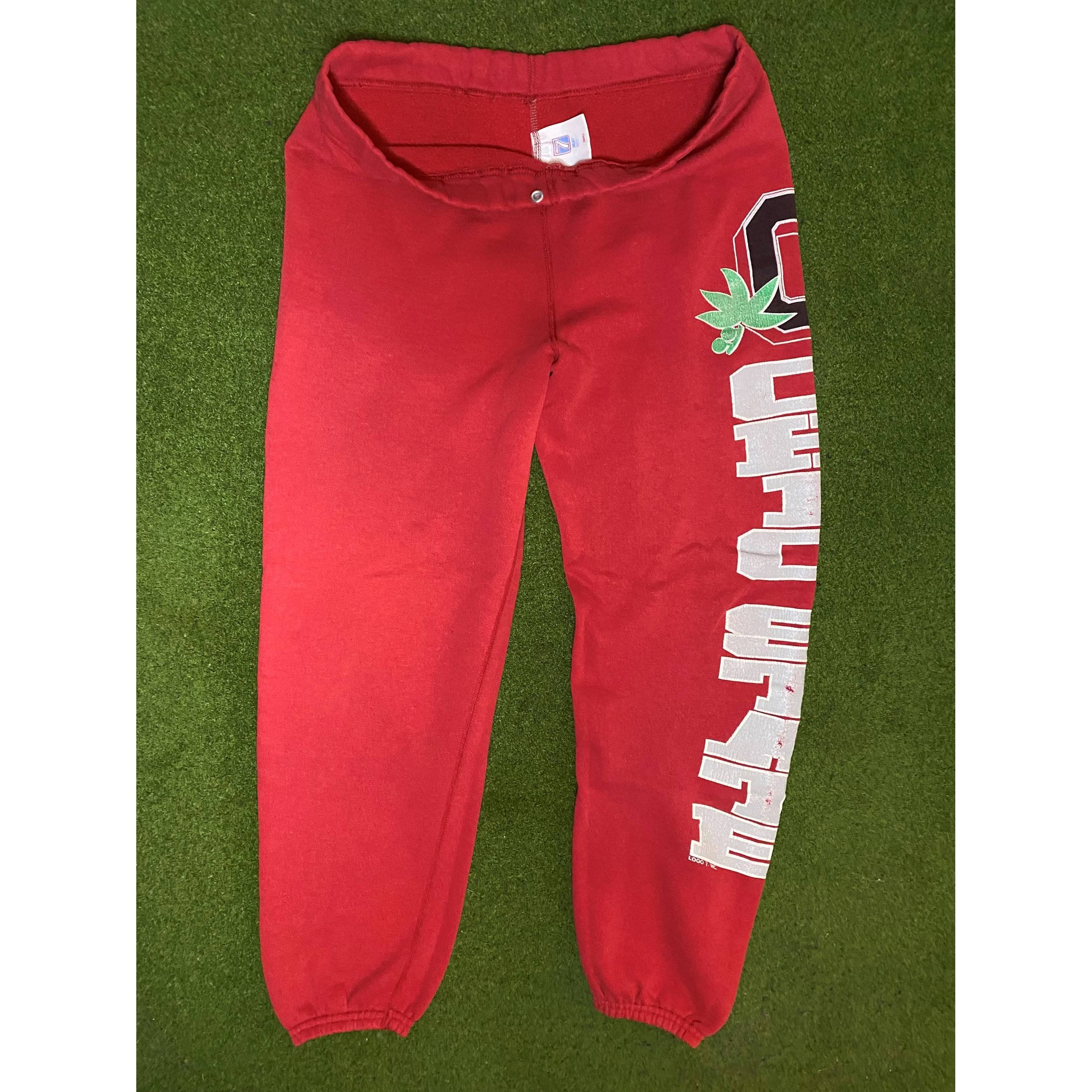 90s Ohio State Buckeyes - Vintage College Sweatpants (Small)