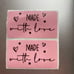 1,000 Thermal Labels Handmade With Love