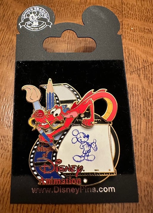 Disney Mushu Magic of Animation Pin