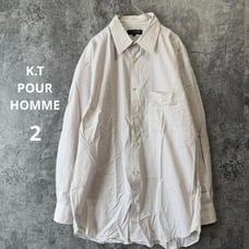 a3153 [KIYOKO TAKASE] Striped Long-Sleeved Shirt, Dress Shirt