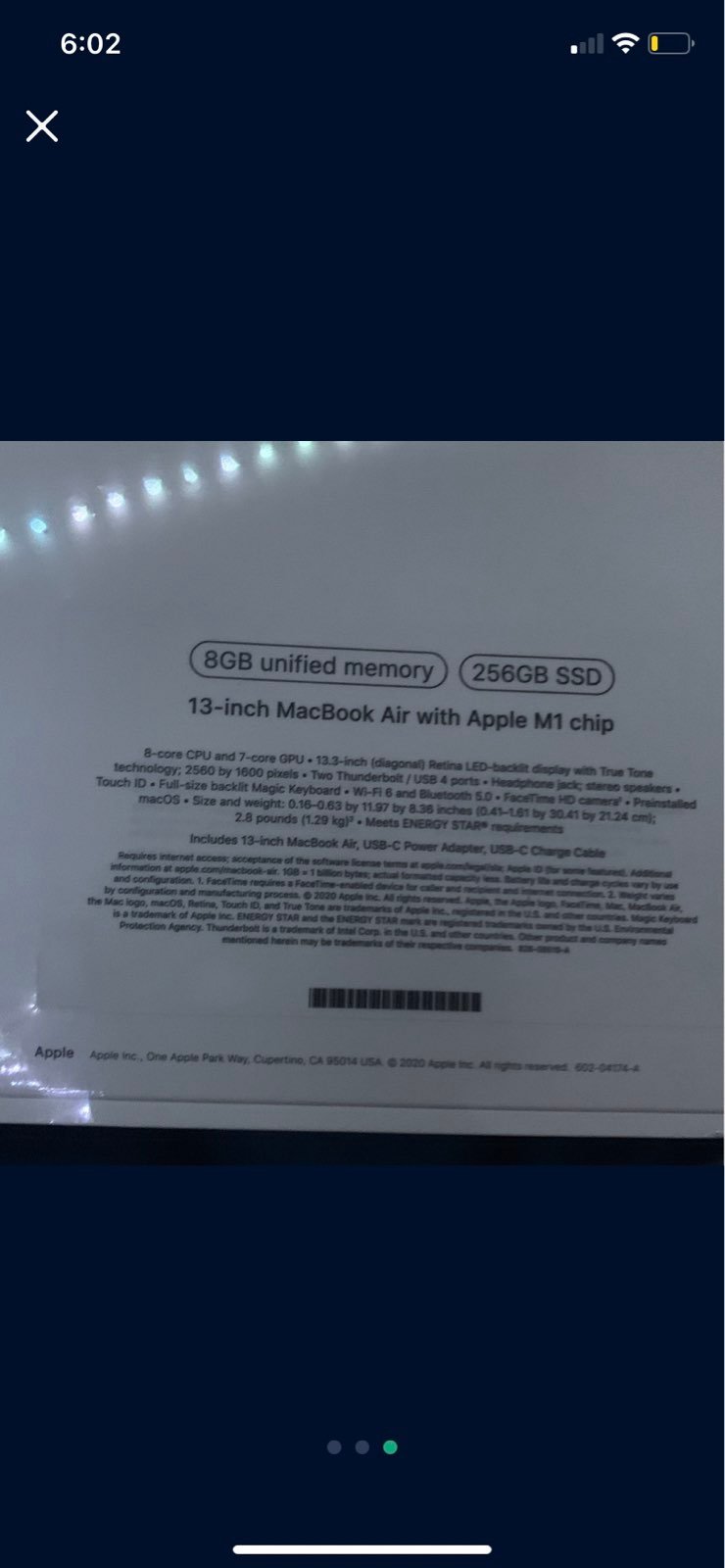 Apple Macbook Laptop