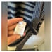 Cocogio Made In Italy Wool Alpaca Blend Navy Gray Striped Cardigan - Medium