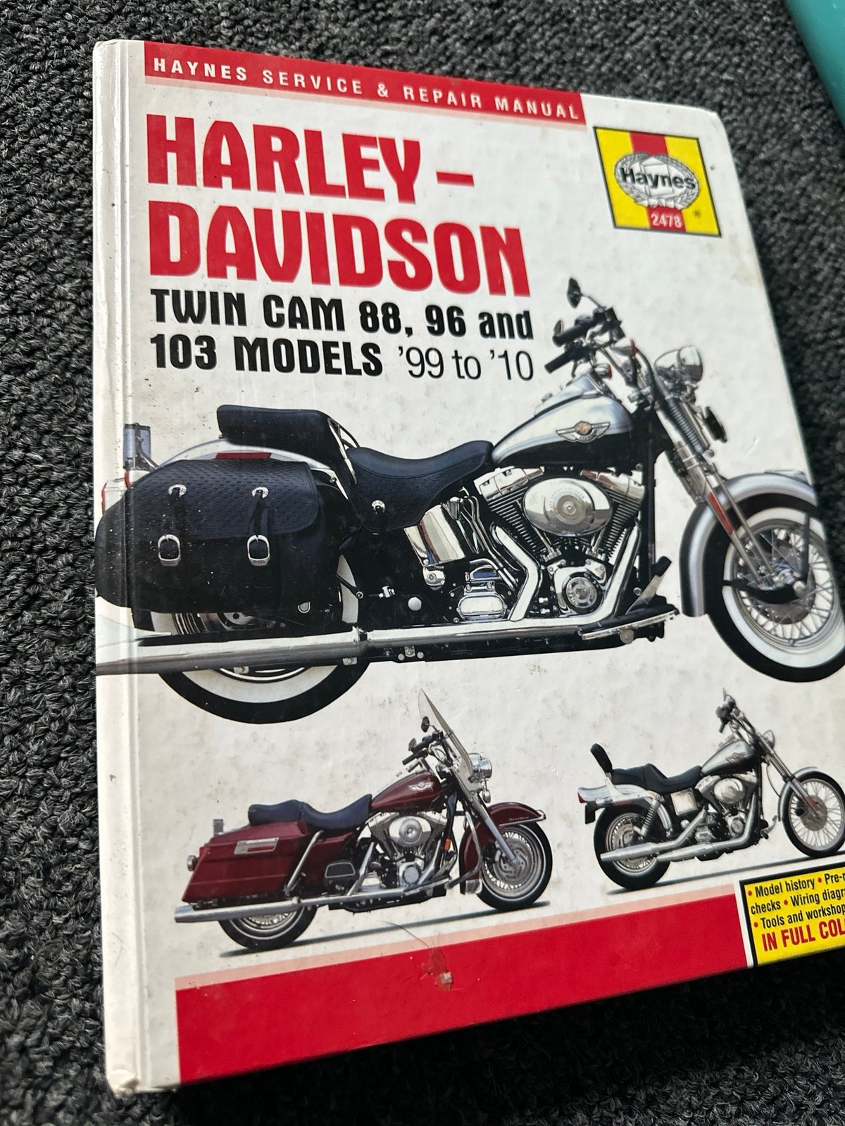 Harley-Davidson Twin Cam 88-96, 103 Models 99-10
