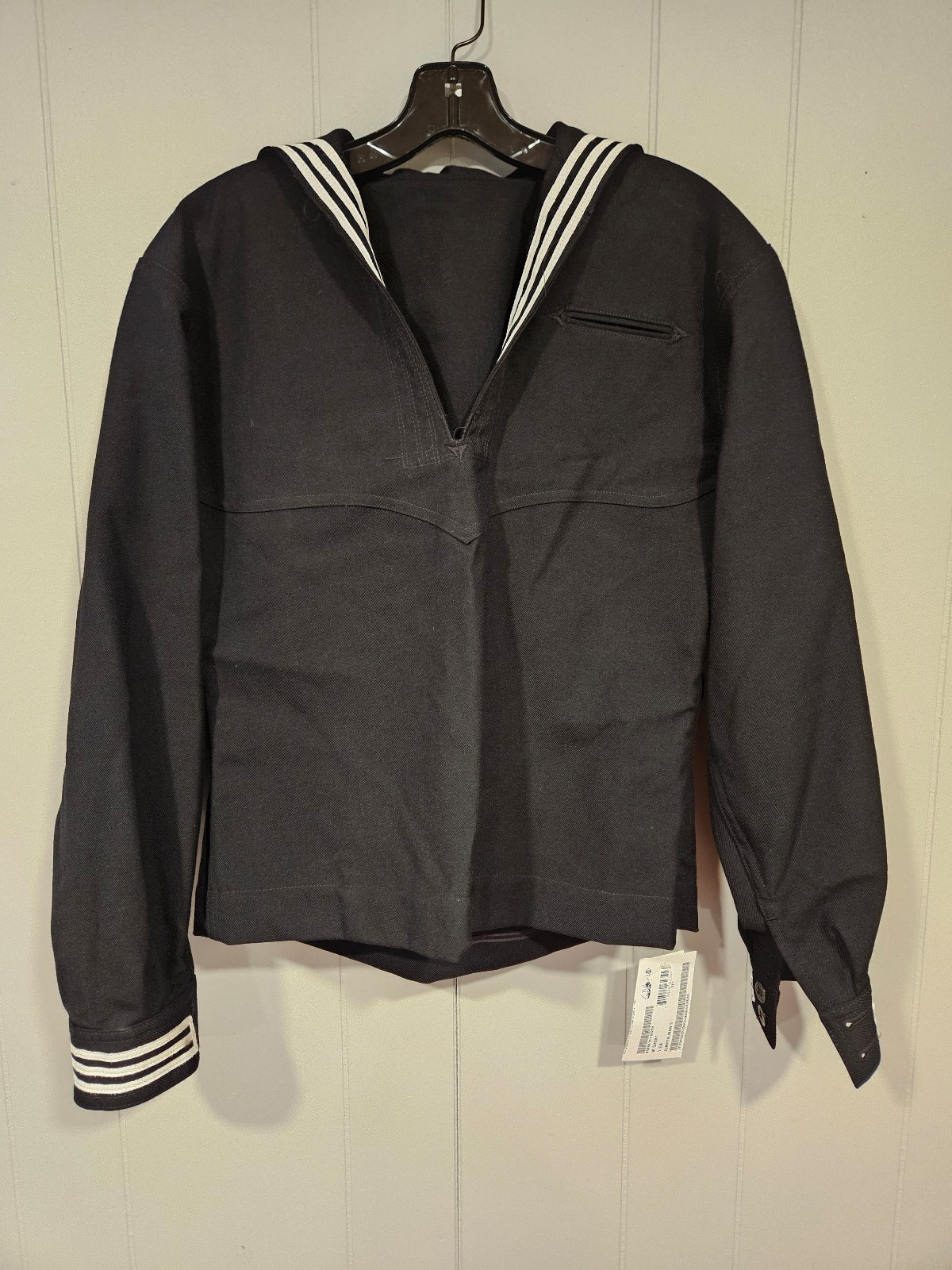 US Navy Jumper Mens 40S Black Dress Wool Quarterdeck Collection NWT Sailor Shirt