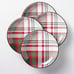 8.5 Christmas Plaid Melamine Salad Plate {Set of 4} - Hearth & Hand