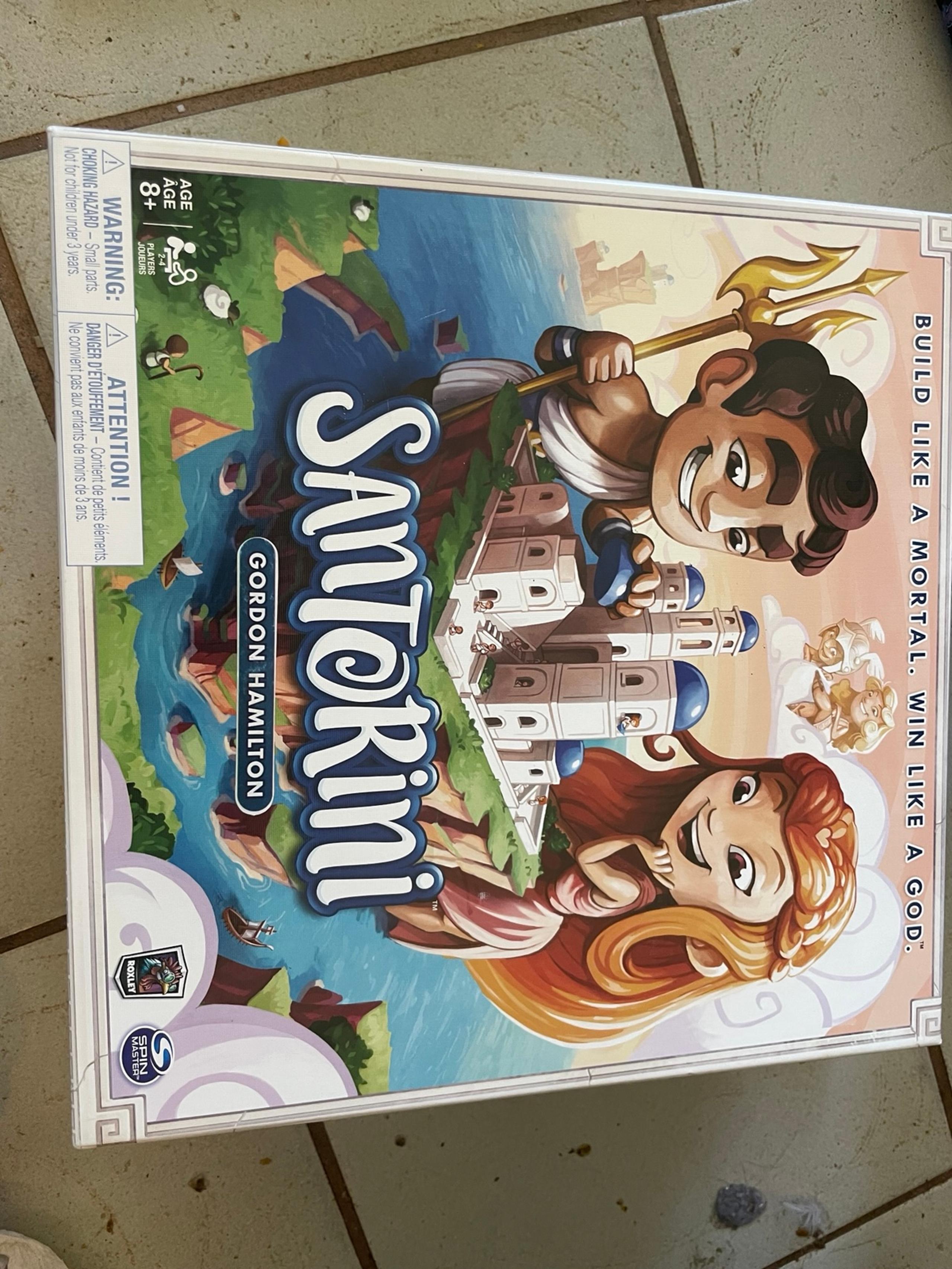 Santorini & Santorini NEW YORK art deco board game by SPIN MASTER