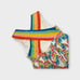 Mini Boden Colorful Floral Rainbow Applique Cross Back Dress