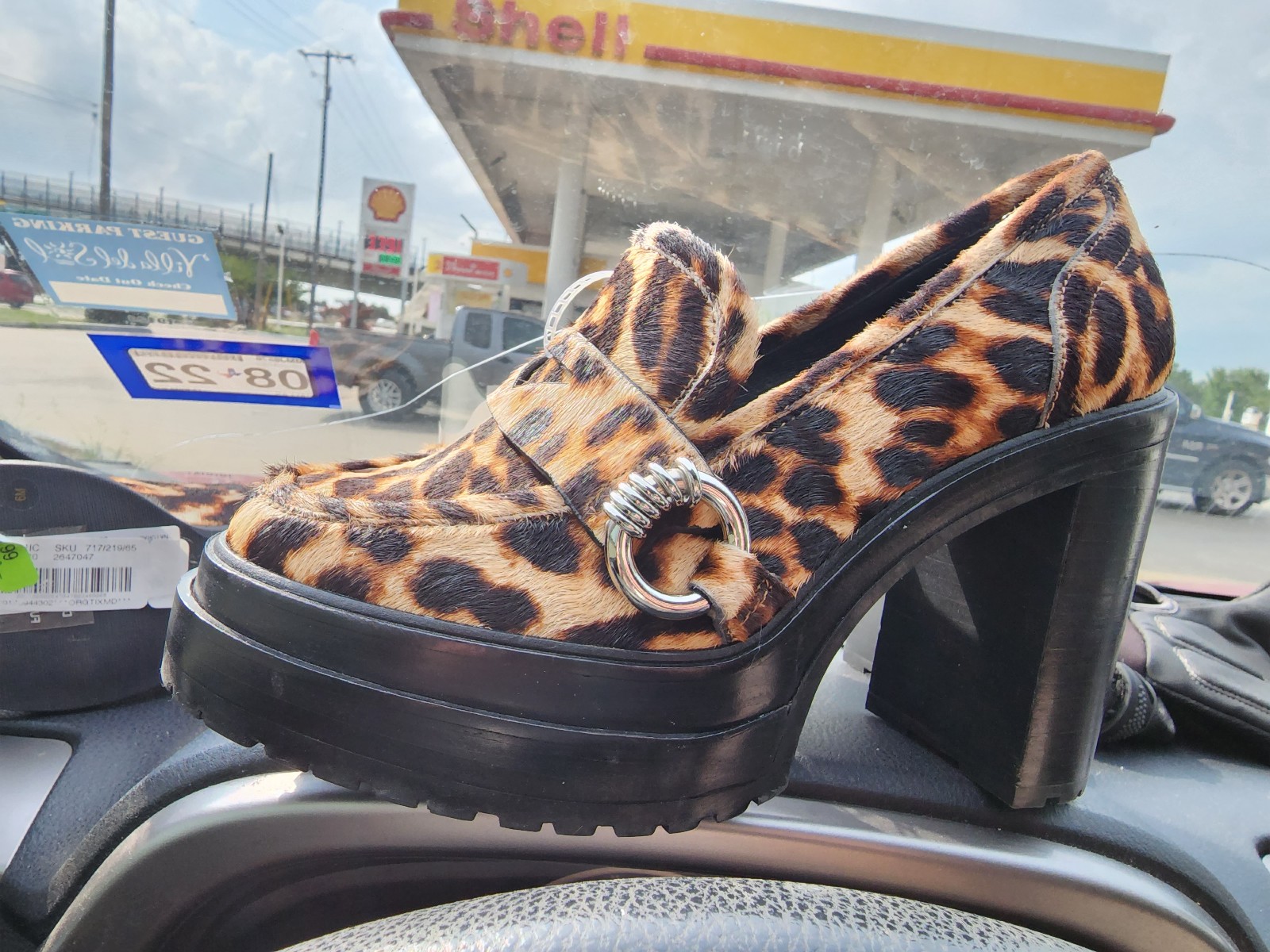 New Gianni bini leopard platform 6