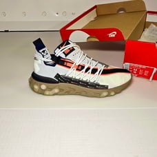 Nike React WR ISPA - Summit White/Deep Royal Blue - Size 8.5
