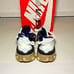 Nike React WR ISPA - Summit White/Deep Royal Blue - Size 8.5