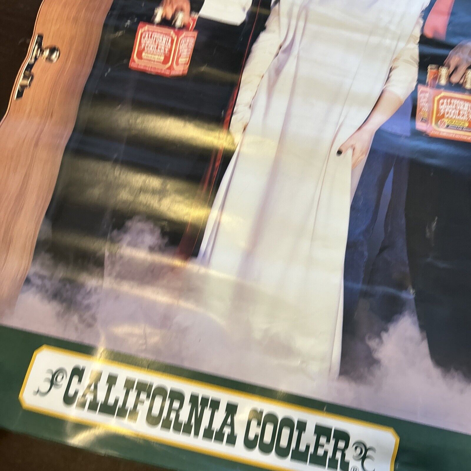 California Cooler Poster Vtg. 'Treat Yourself' Halloween Promo Ad Man Cave Decor