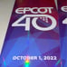 (2) DISNEY EPCOT 40 Commemorative Guide Map