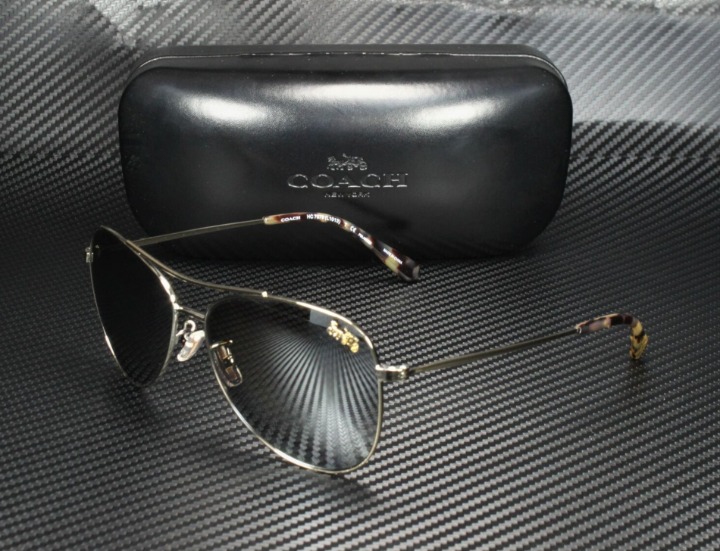 Coach Women's Gold and Brown 59mm Sunglasses!