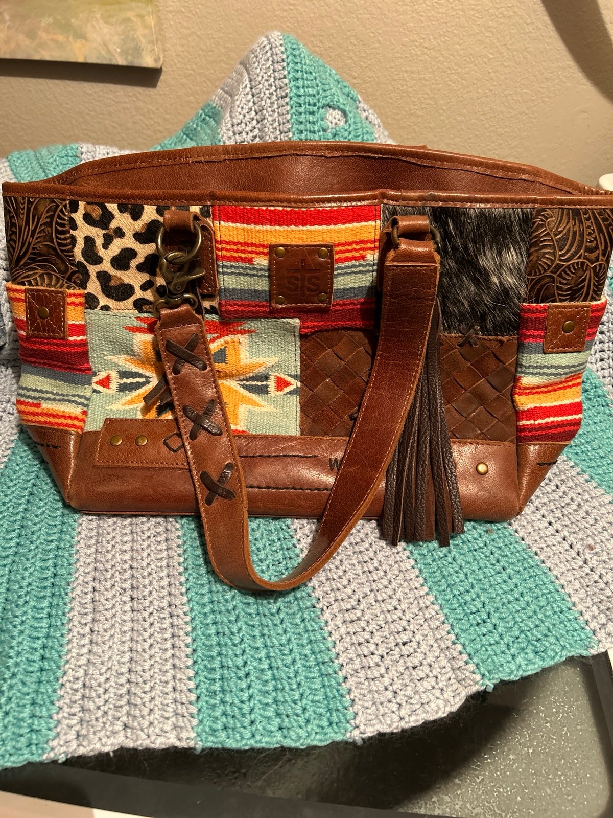 STS Ranchwear Purse Leather Patch