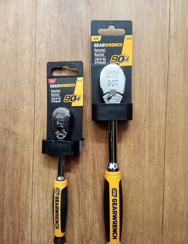 Gearwrench ratchets 1/4 & 3/8