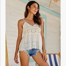 NEW Crochet Camisole Top