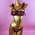 3pcs Mesh Lingerie Set